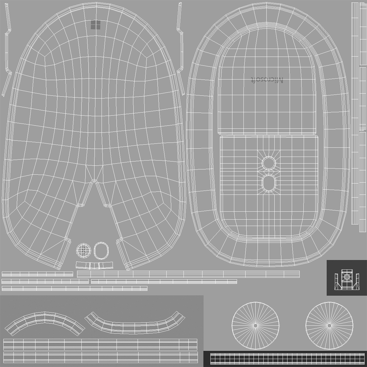 3D All in One PC Microsoft Surface Studio model