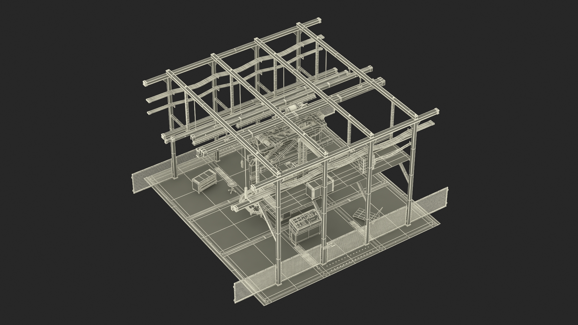 3D model Vehicle Body Carrier