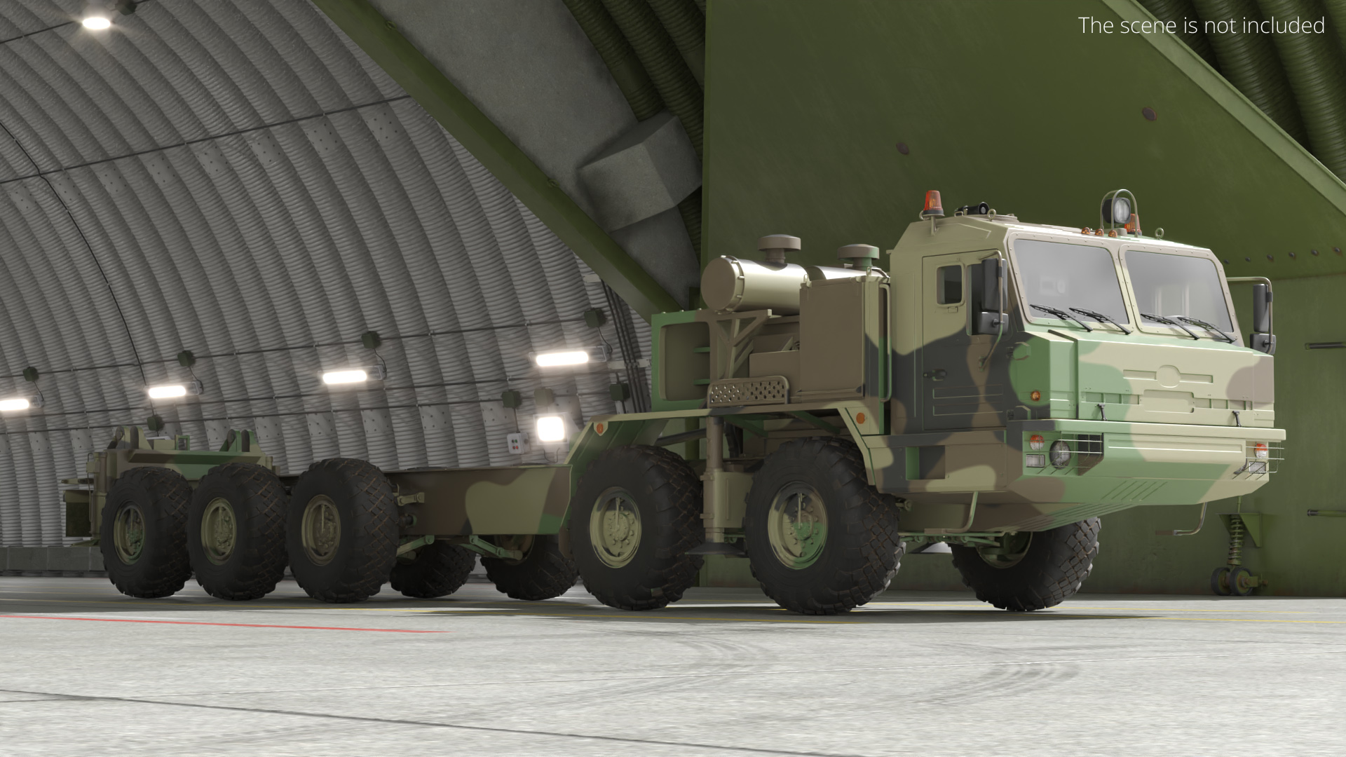 Multi Axle Military Chassis Carrier Camo - view 3
