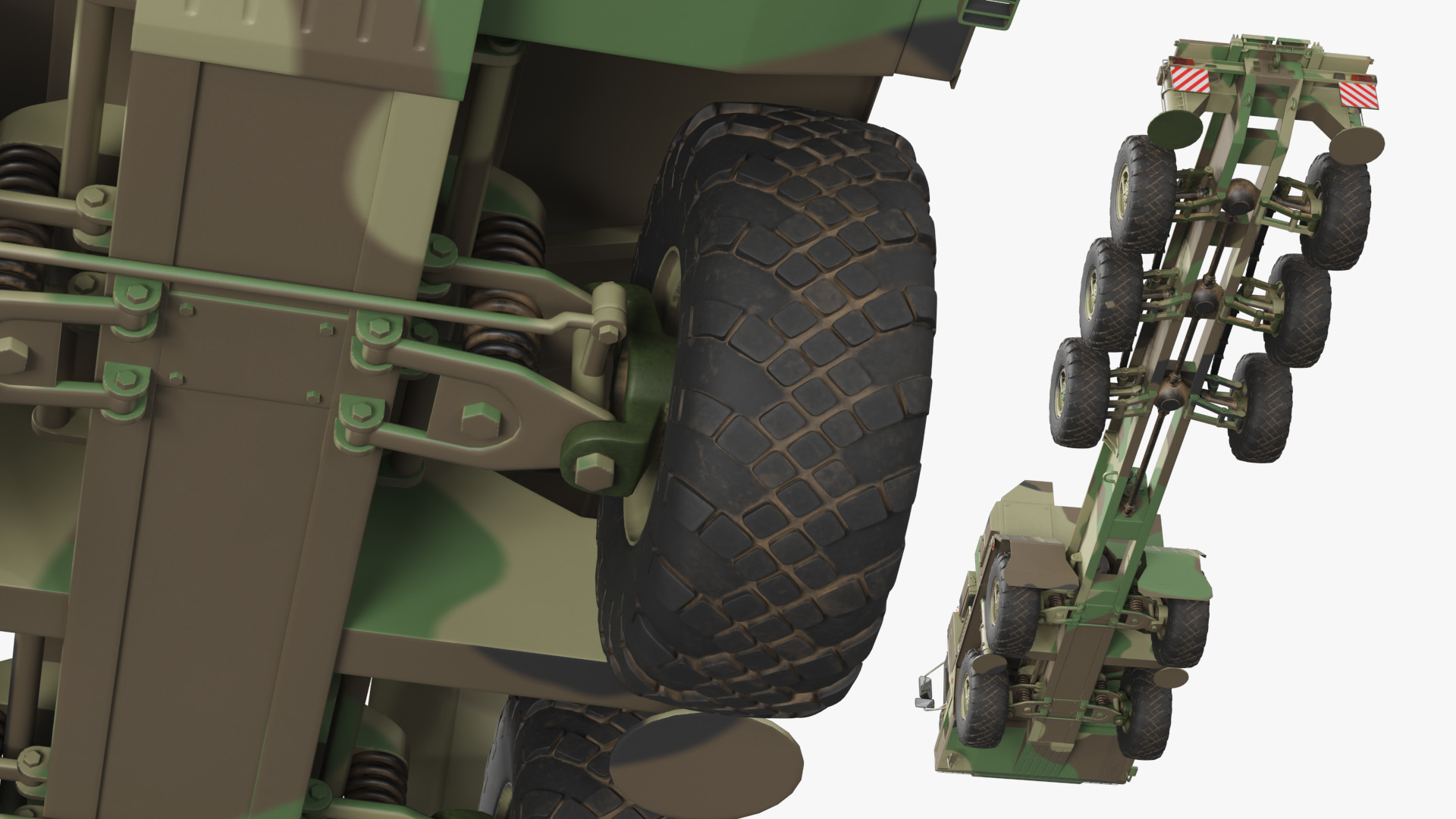 Multi Axle Military Chassis Carrier Camo - view 7