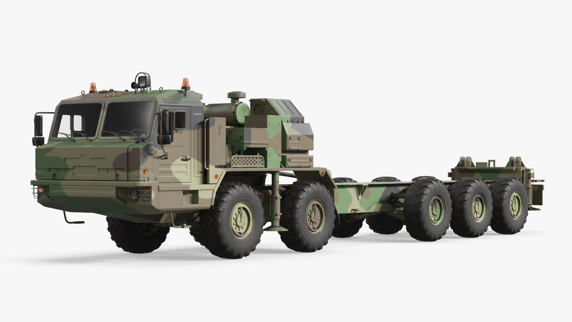 Multi Axle Military Chassis Carrier Camo - view 2