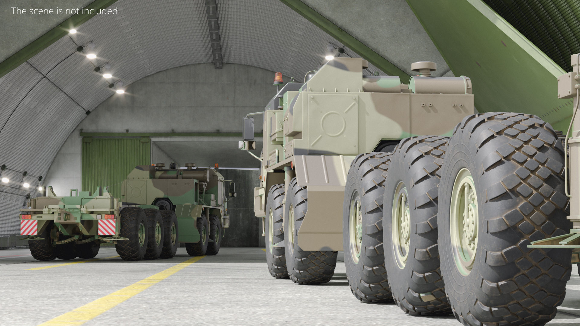 Multi Axle Military Chassis Carrier Camo - view 4
