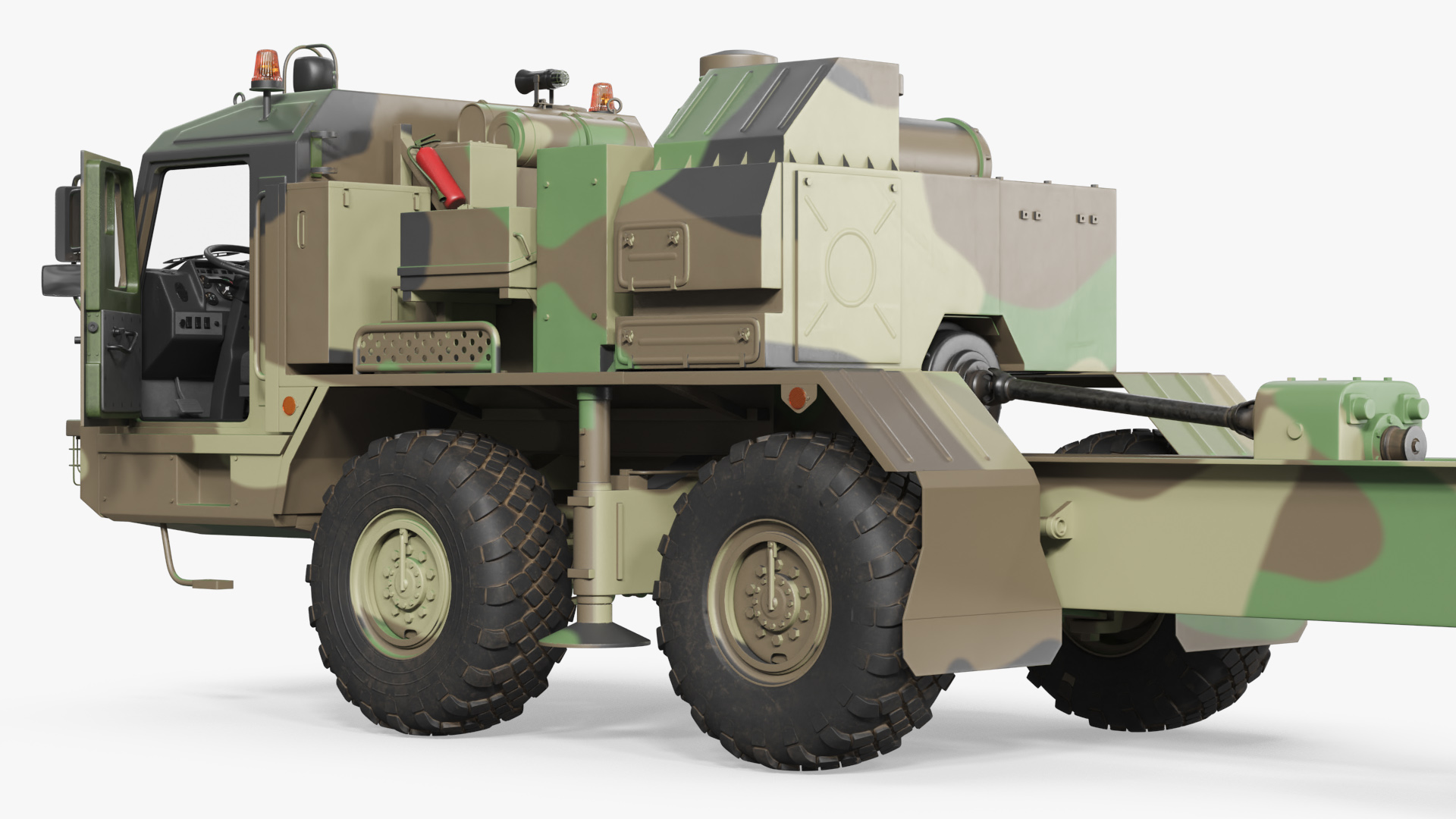 Multi Axle Military Chassis Carrier Camo - view 9