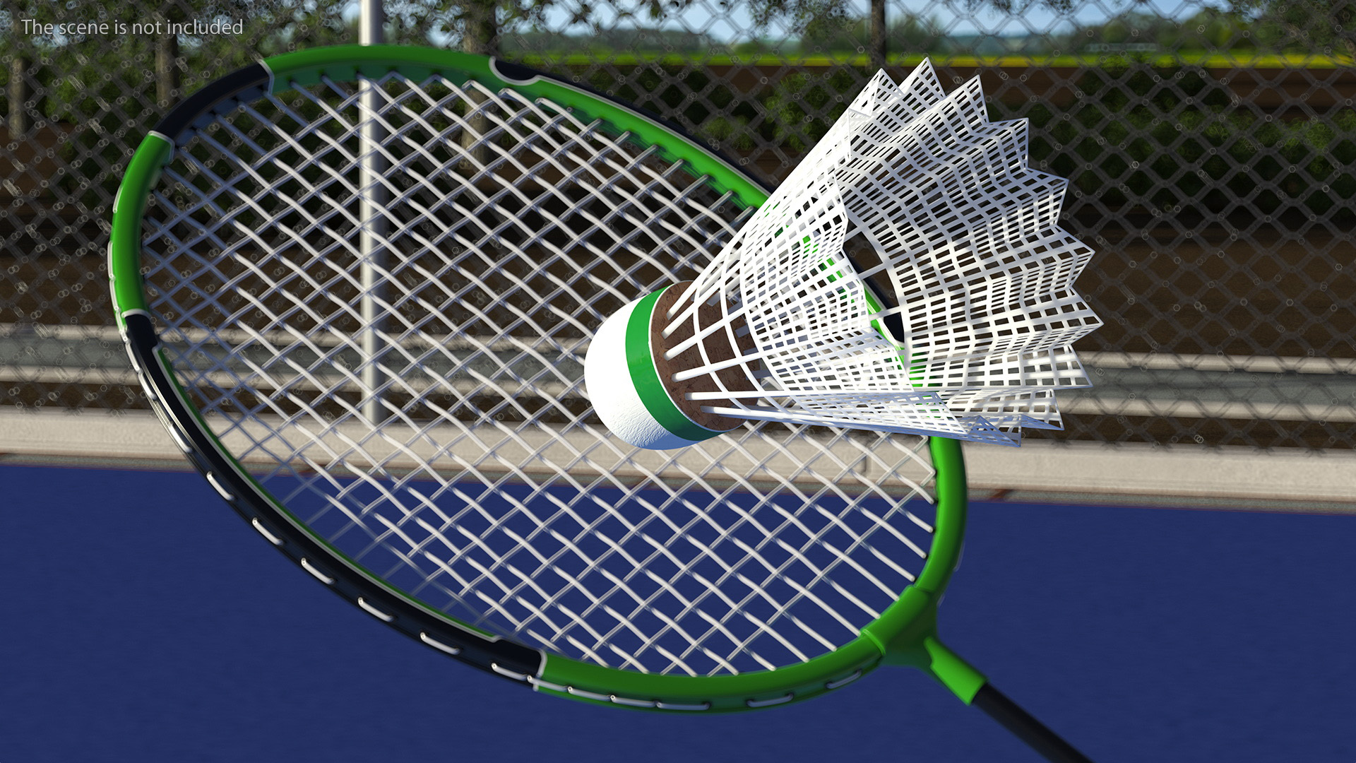 Plastic Shuttlecock 3D model