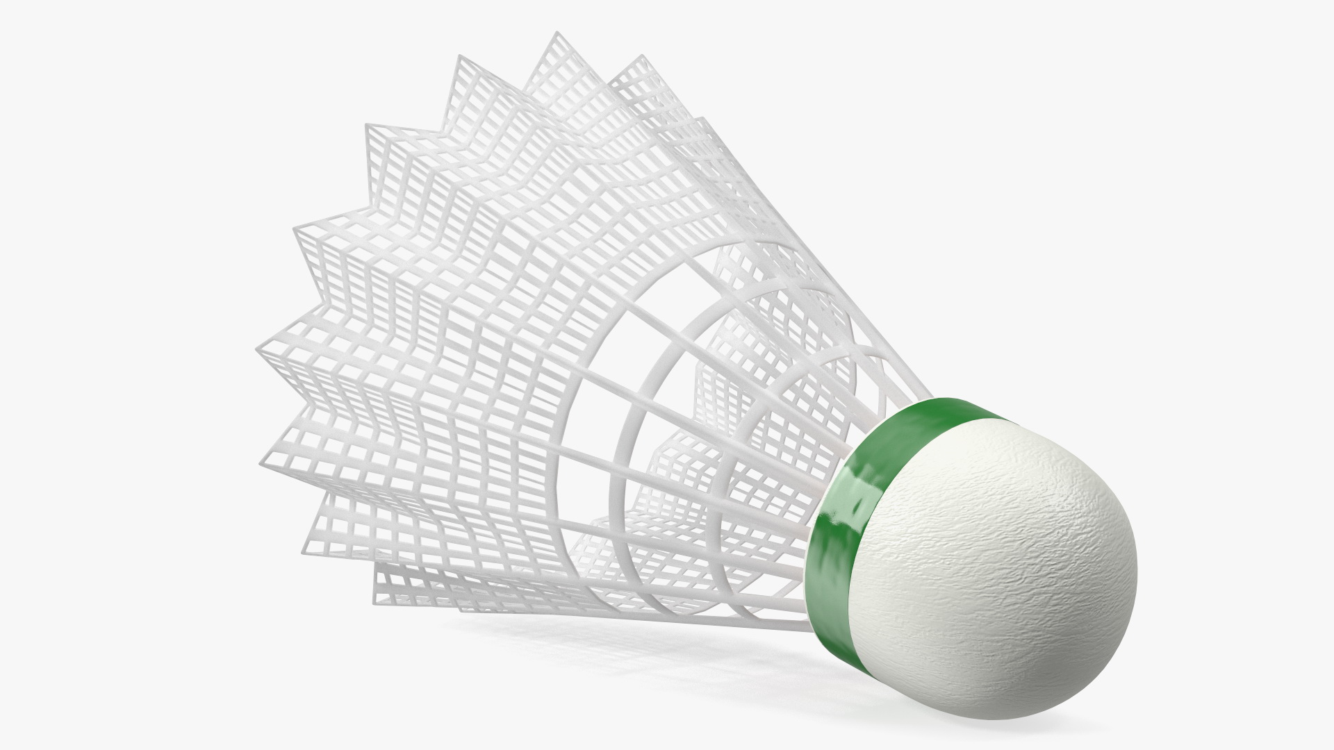 Plastic Shuttlecock 3D model