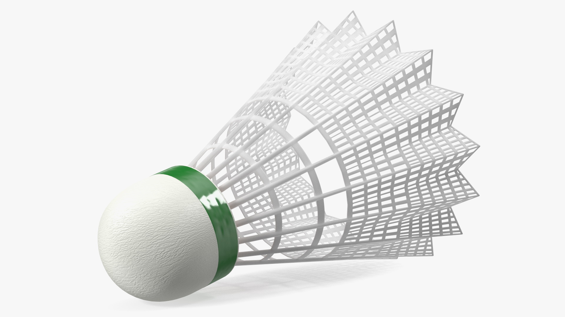 Plastic Shuttlecock 3D model