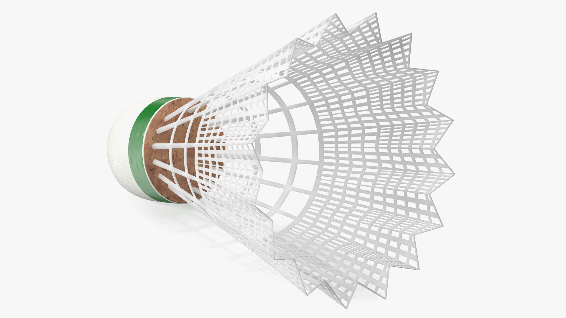 Plastic Shuttlecock 3D model