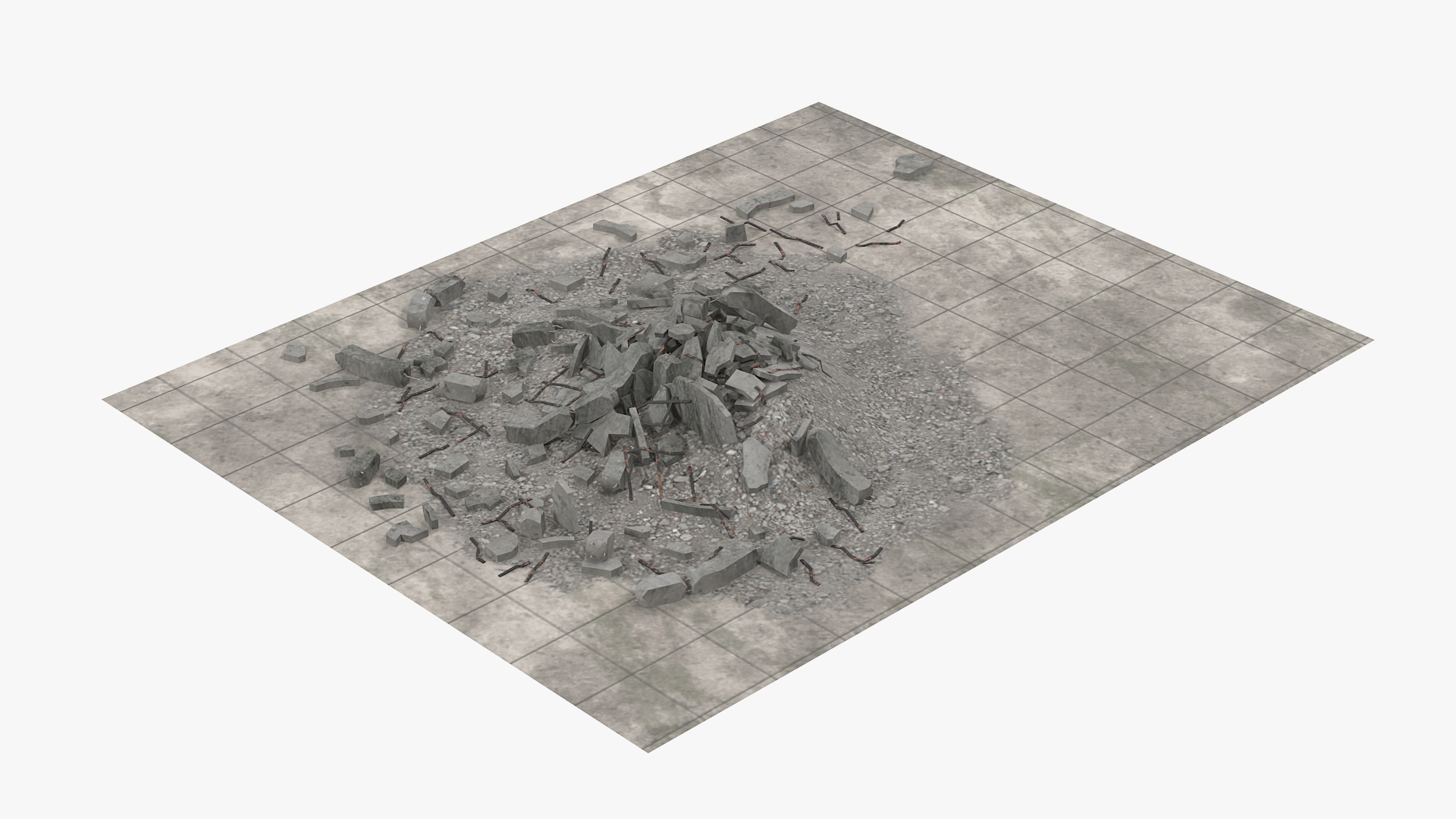 3D model Concrete Debris