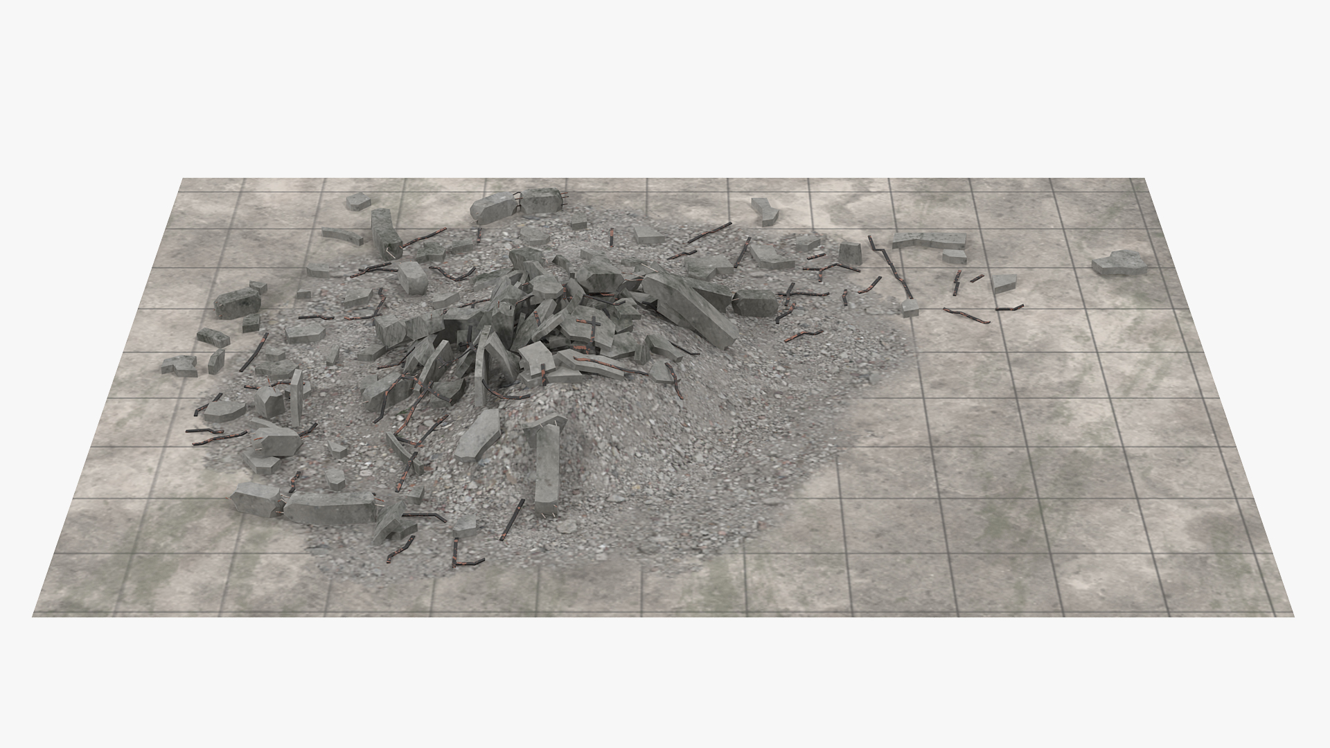 3D model Concrete Debris