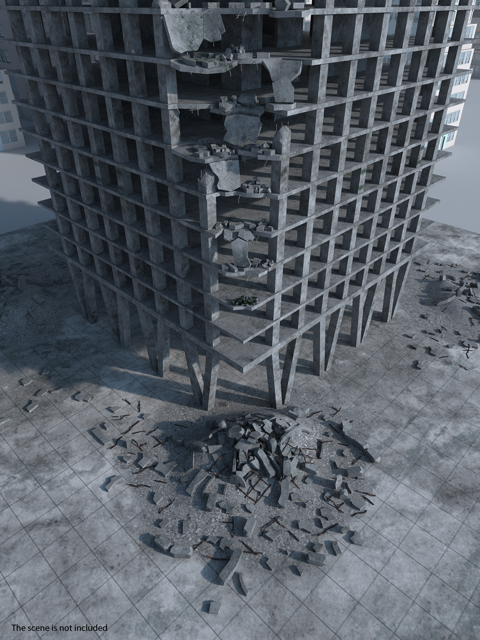 3D model Concrete Debris