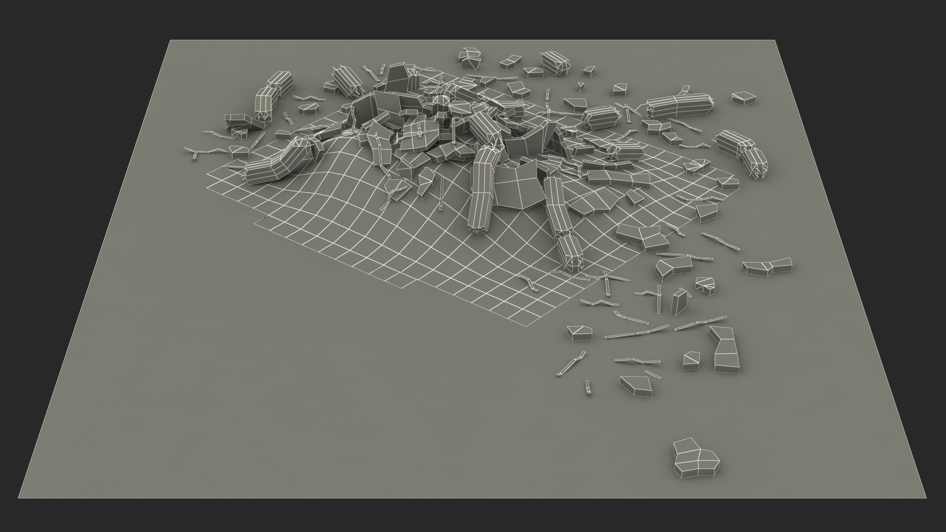 3D model Concrete Debris