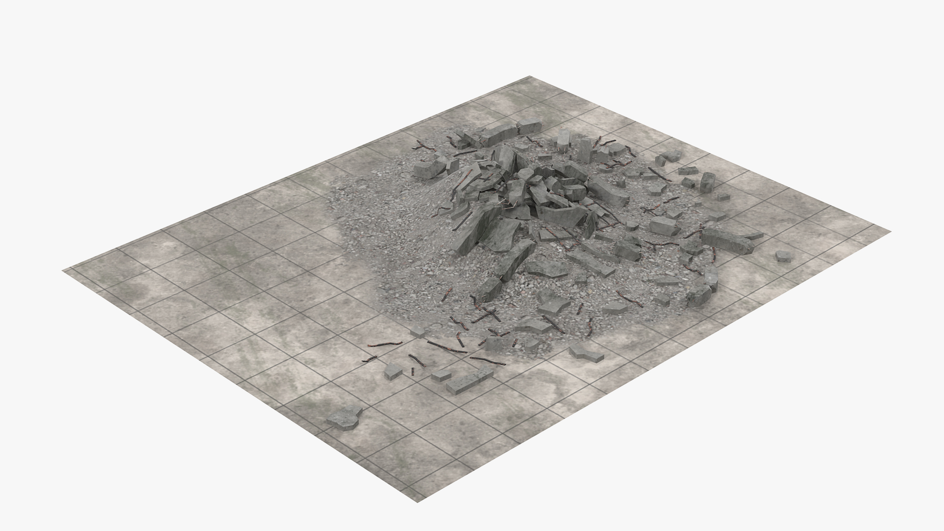 3D model Concrete Debris