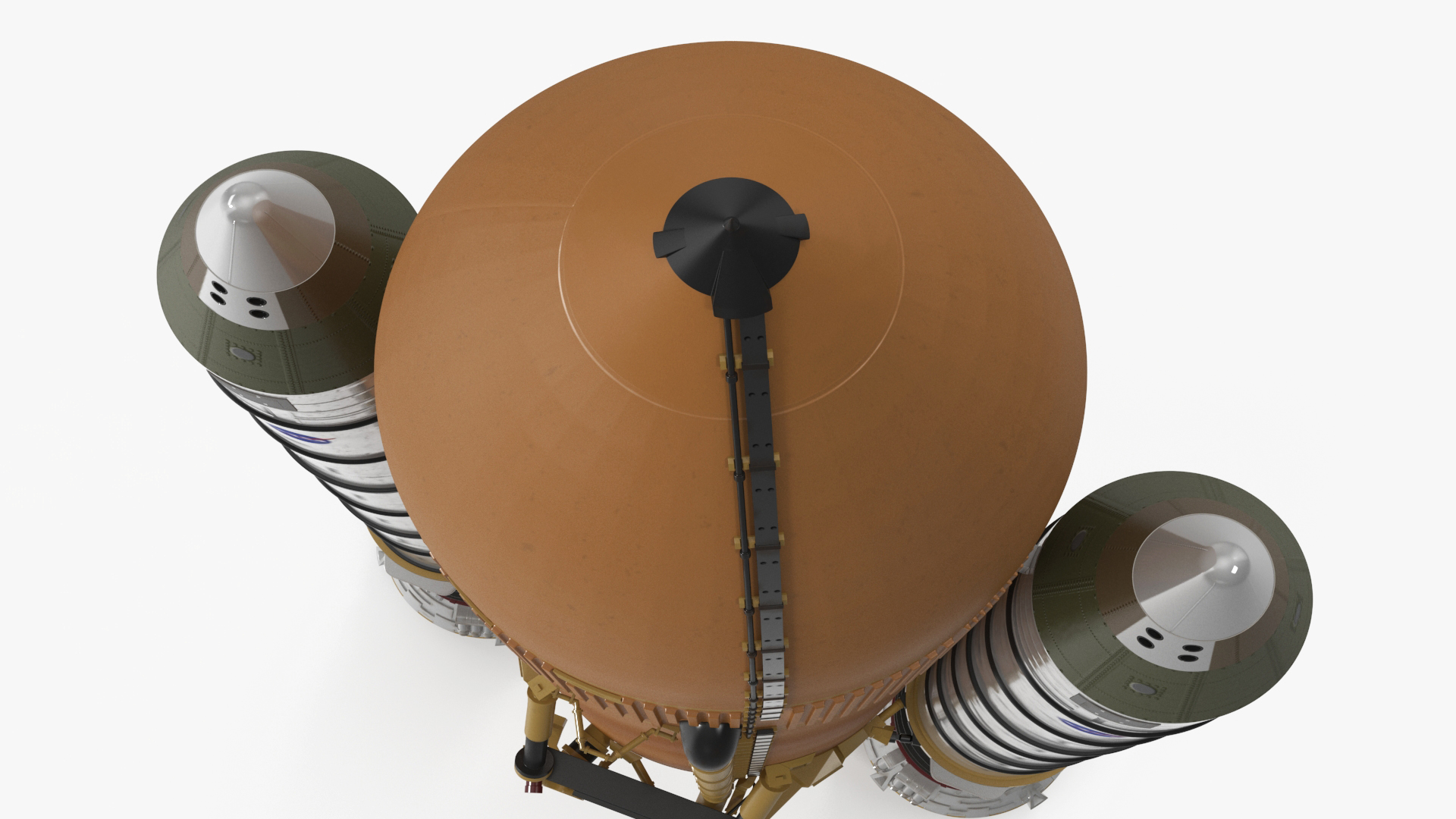 Space Shuttle External Tank and Rocket Boosters 3D