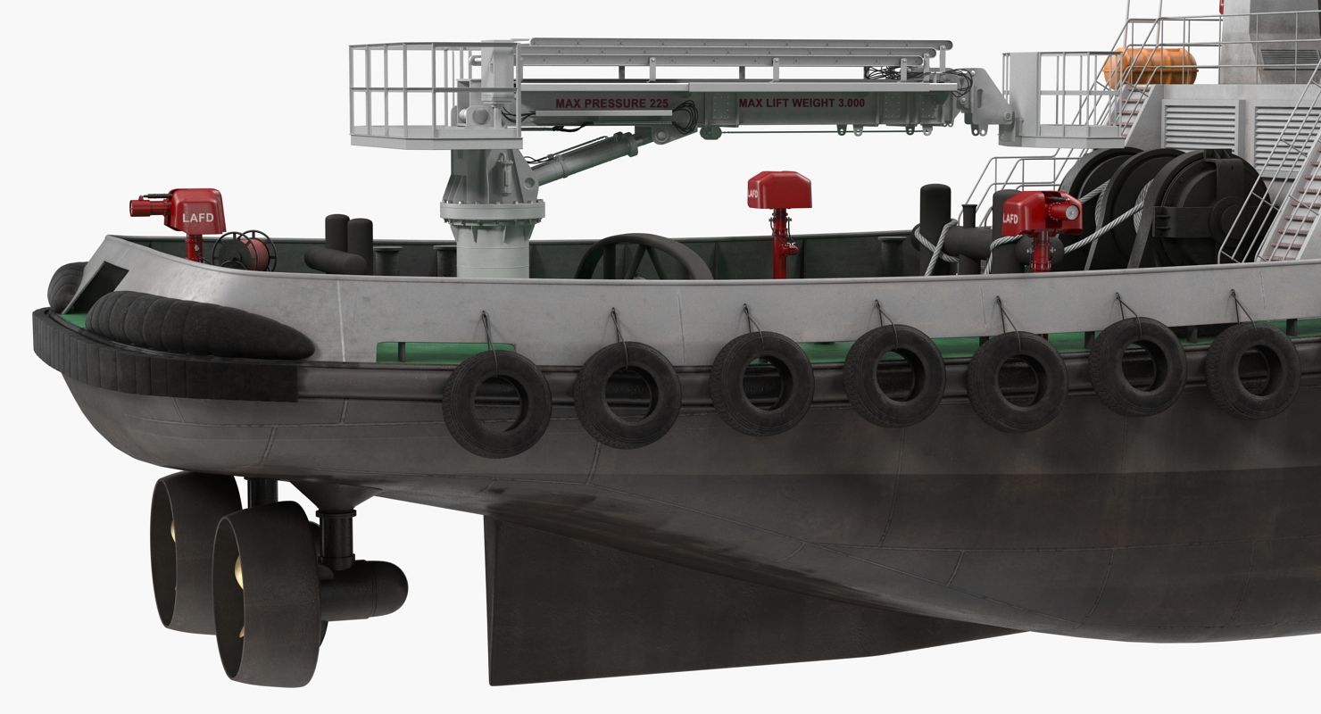 3D Fireboat Generic