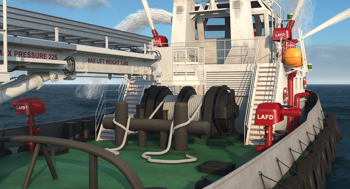 3D Fireboat Generic