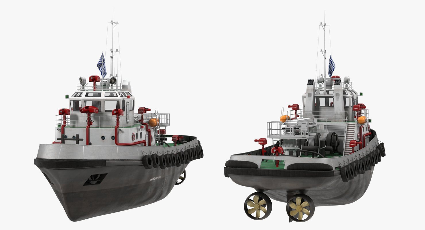 3D Fireboat Generic