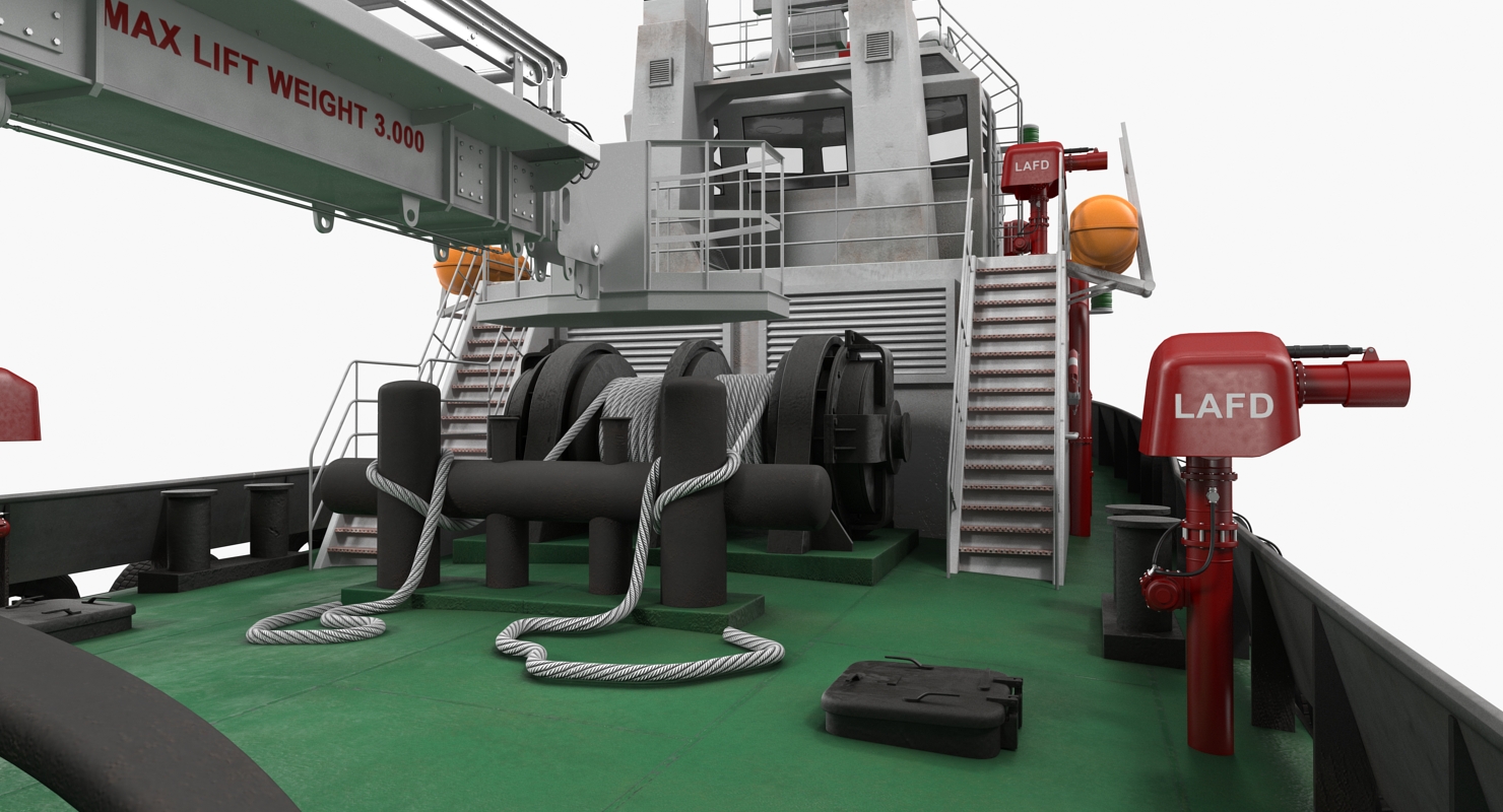 3D Fireboat Generic