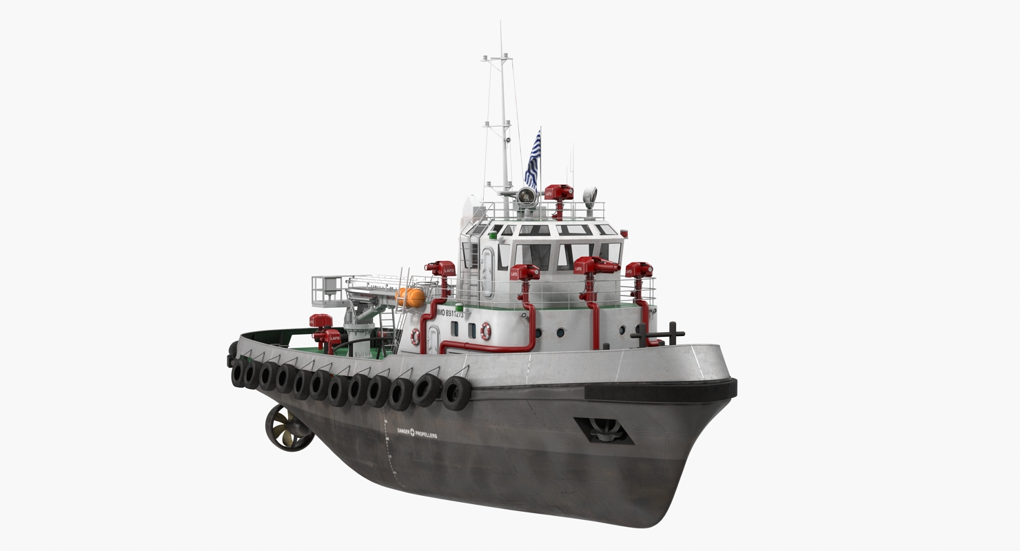 3D Fireboat Generic