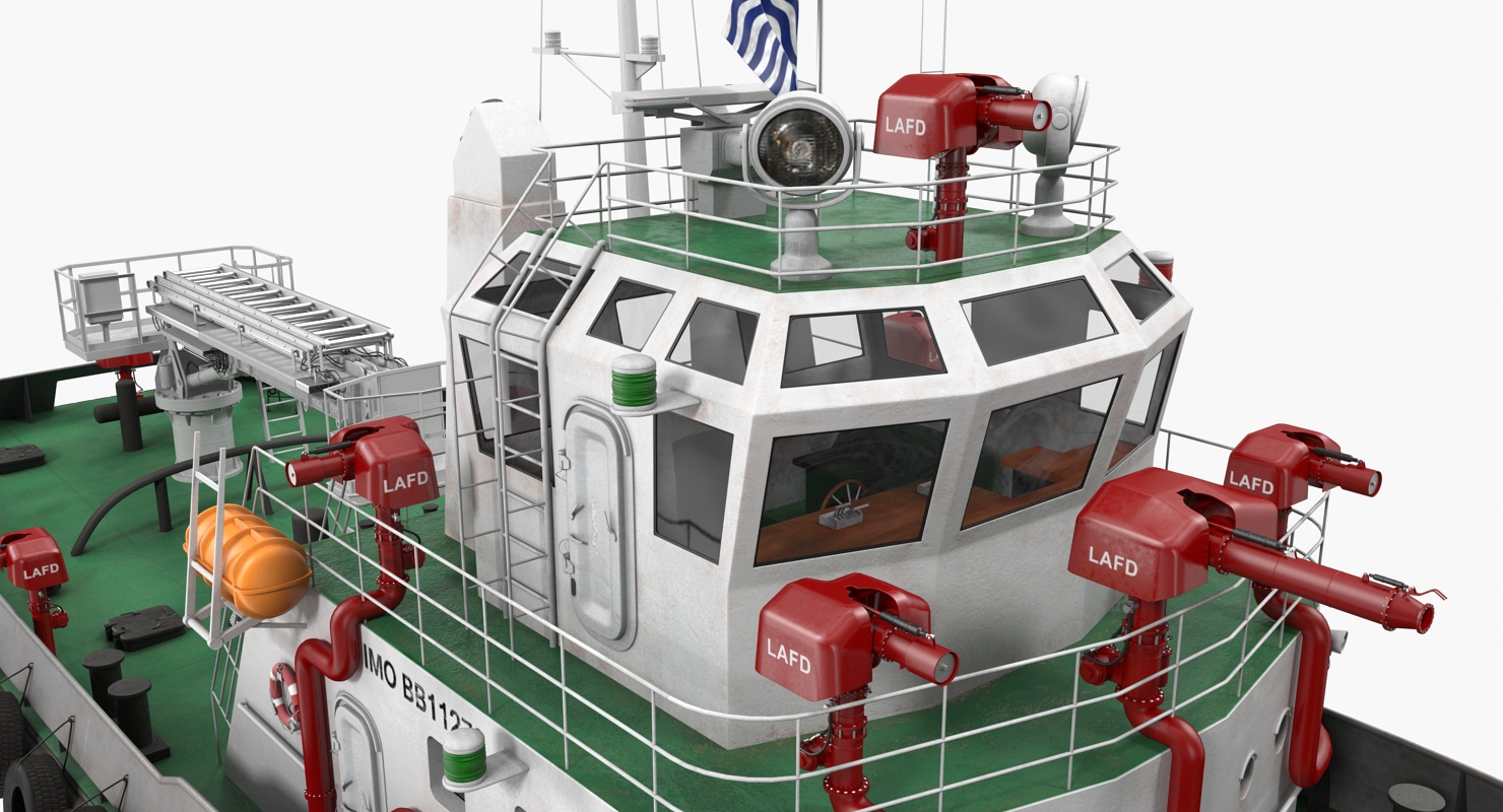 3D Fireboat Generic