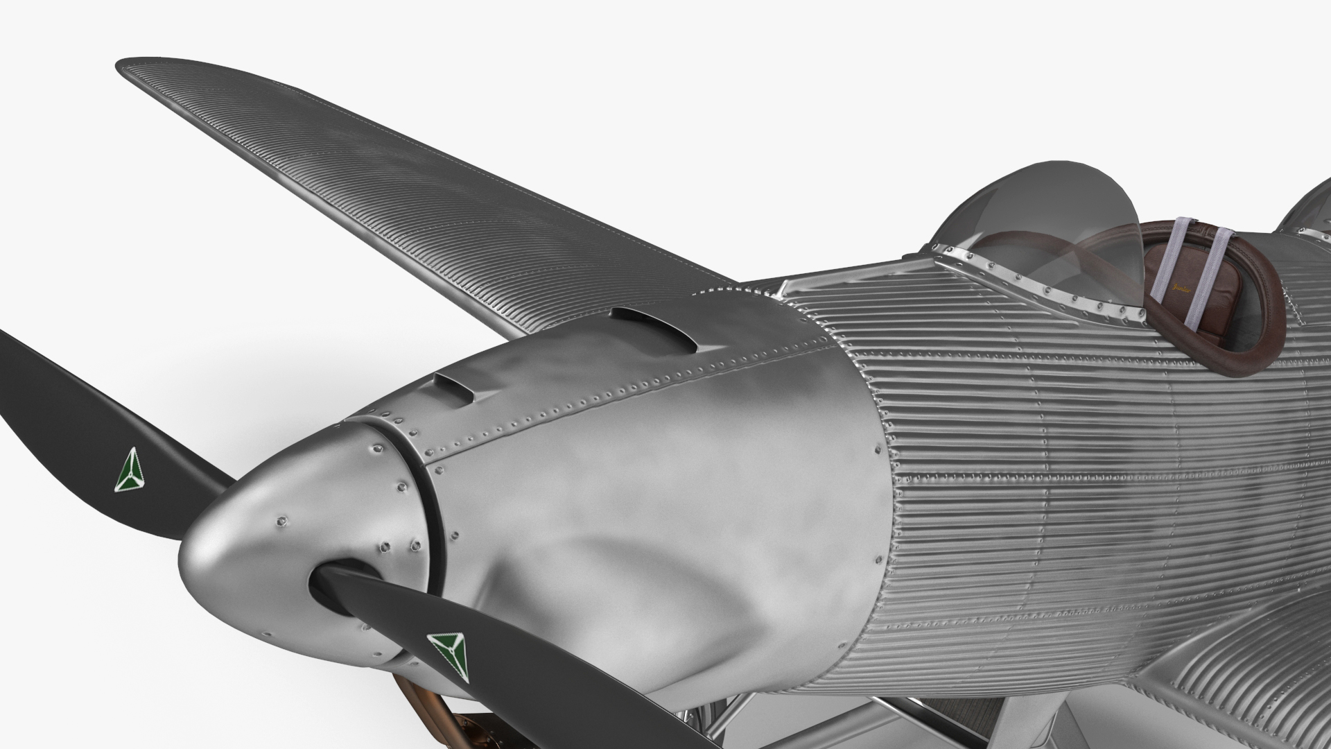 Vintage Sport Plane 3D model