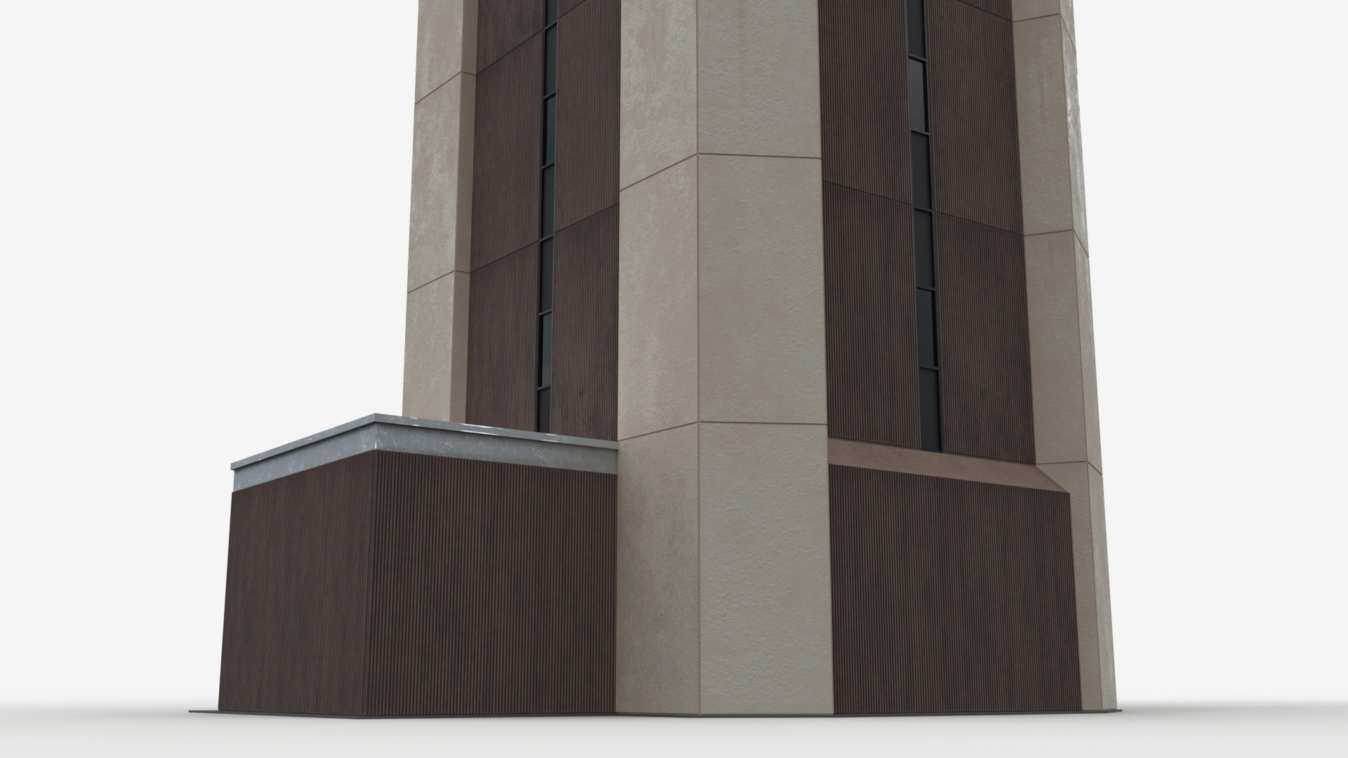 3D Air Force Base Control Tower model