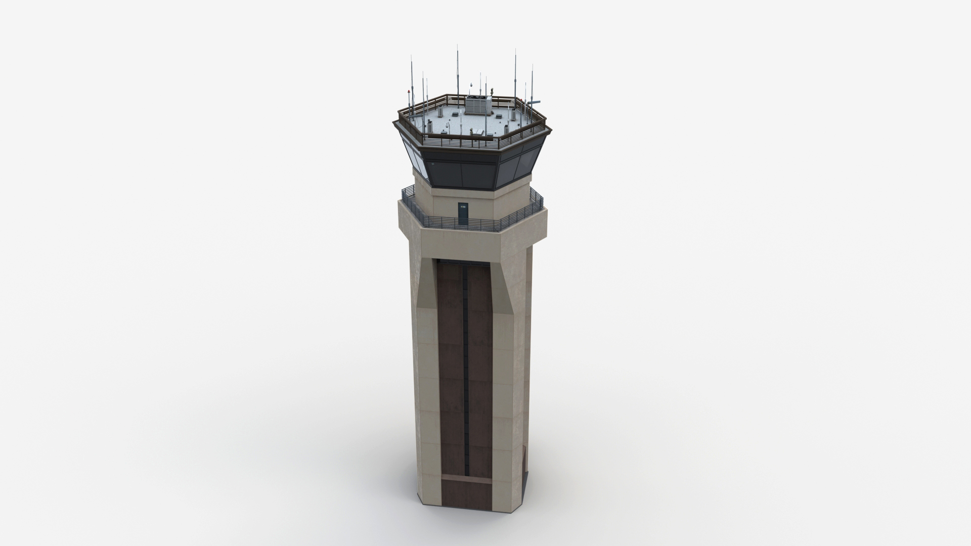 3D Air Force Base Control Tower model