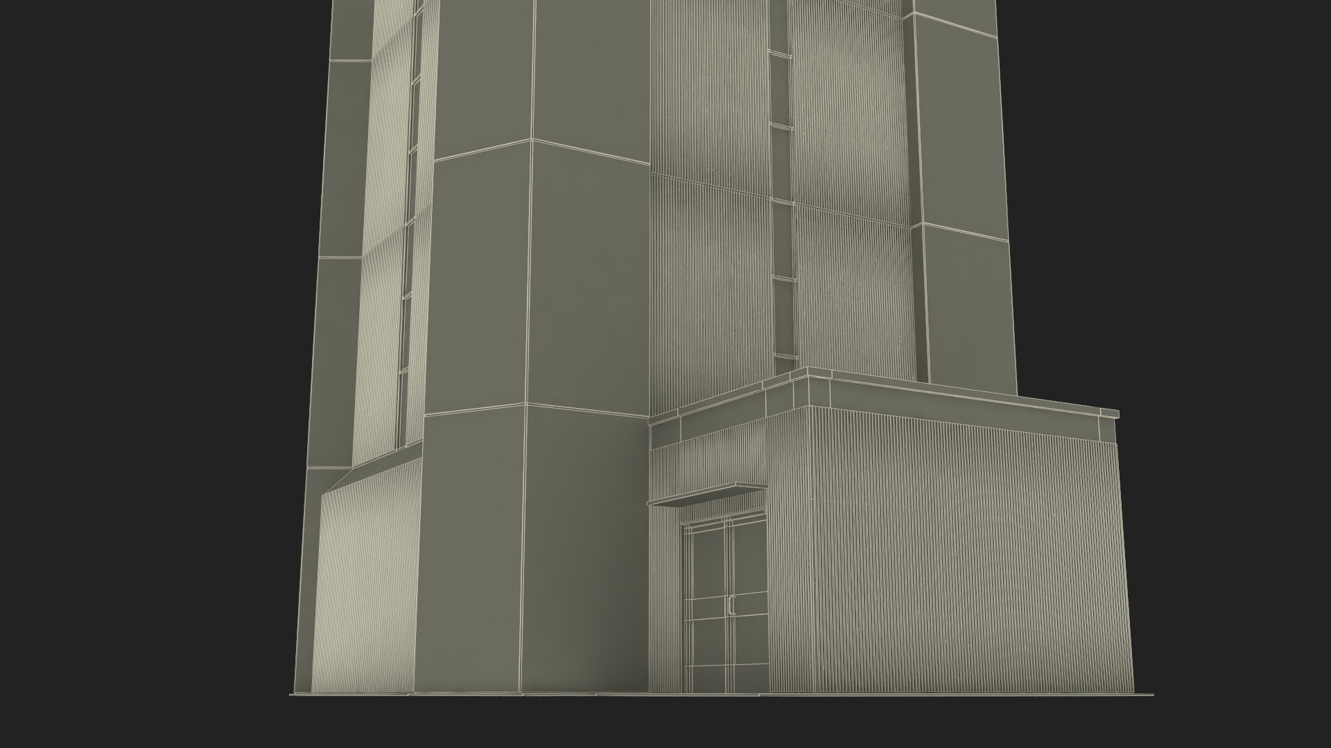 3D Air Force Base Control Tower model