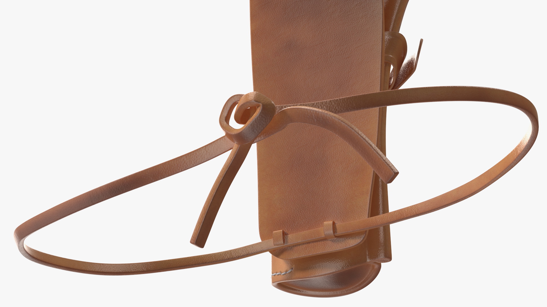 Western Gun Belt with Holster 3D model