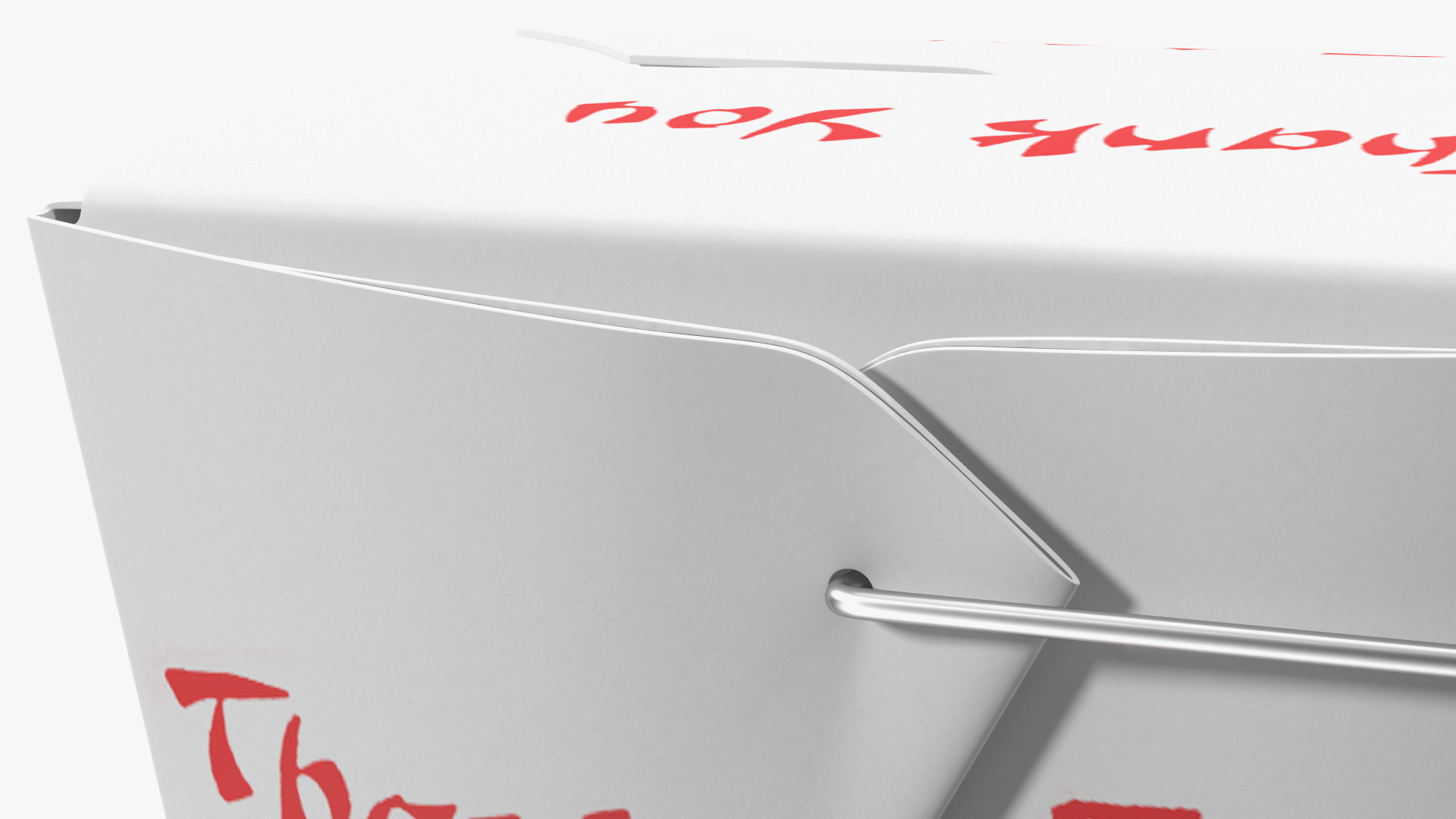 3D Chinese Restaurant Takeout Box 32 Oz