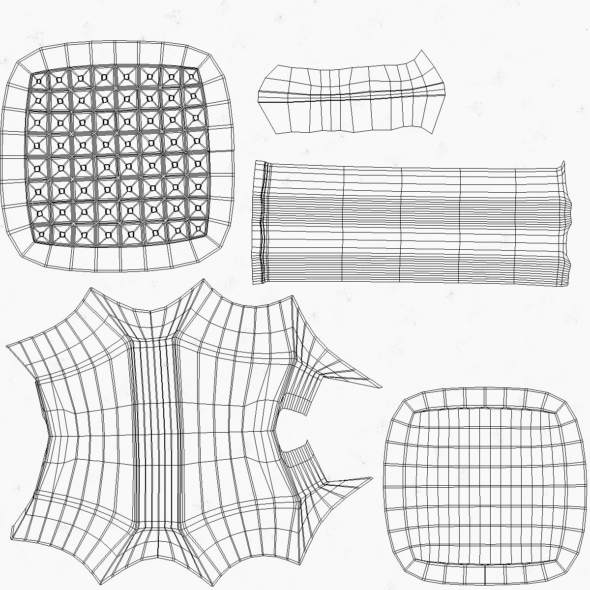 Meat Mallet Tenderizer 3D