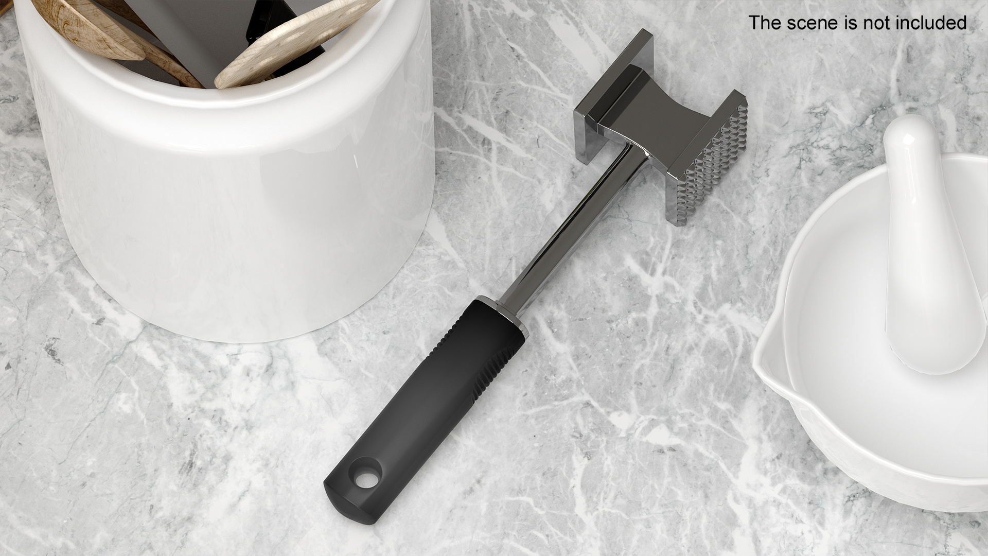 Meat Mallet Tenderizer 3D