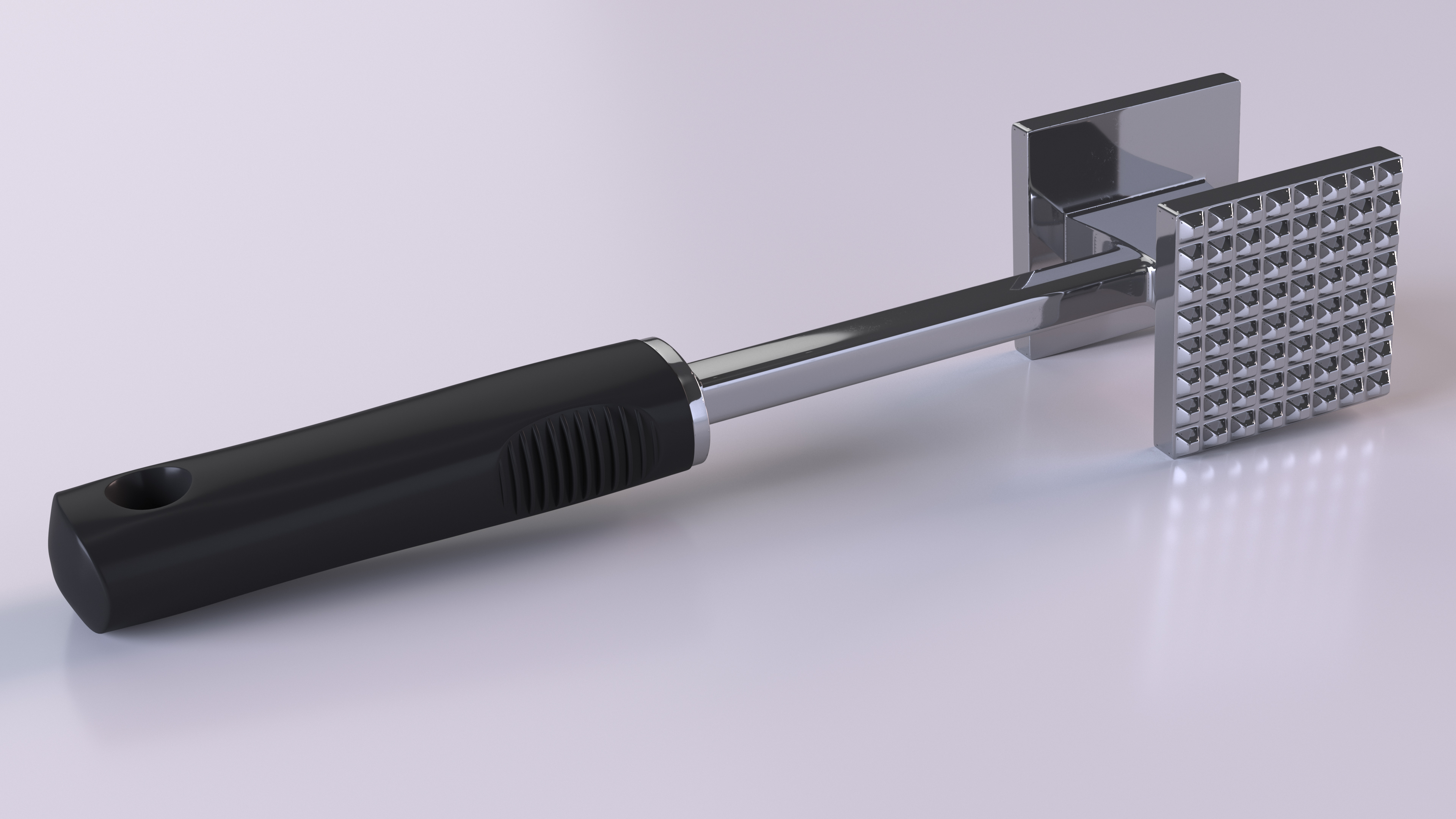 Meat Mallet Tenderizer 3D