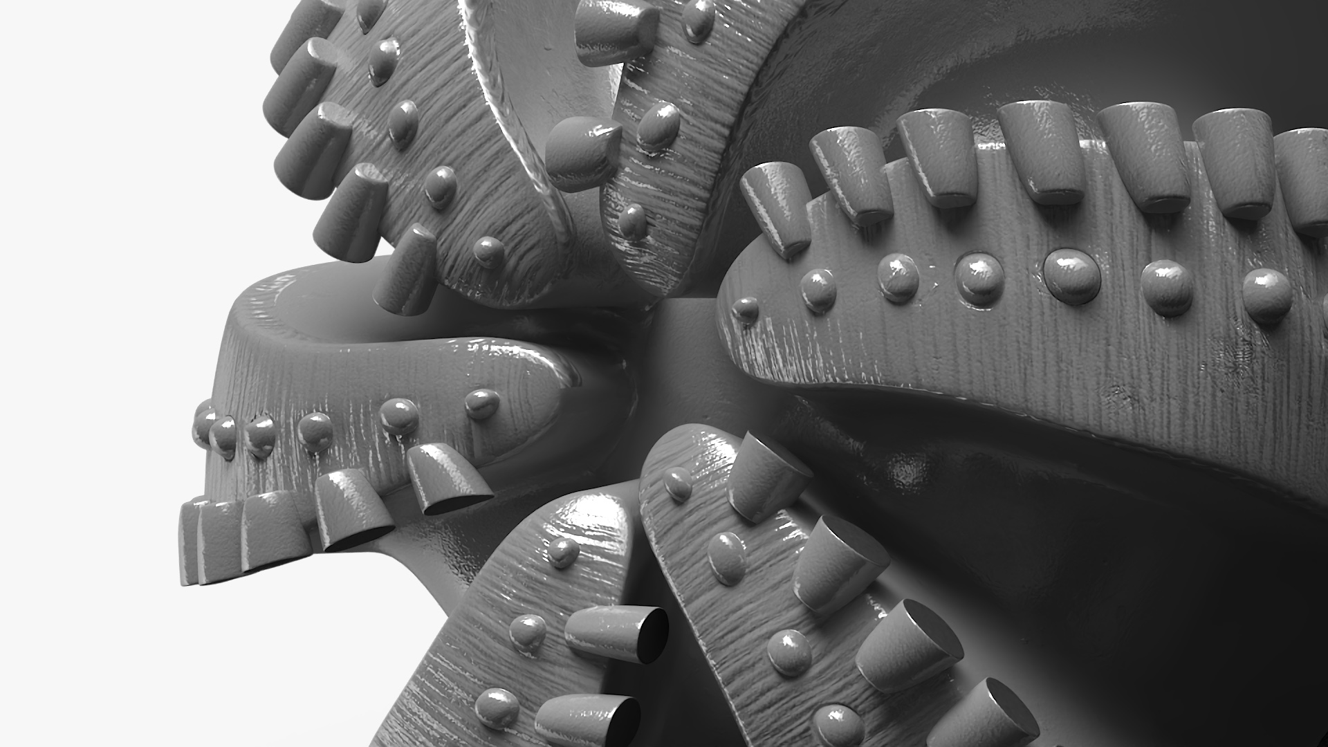 3D model Drilling Rig Bit PDC