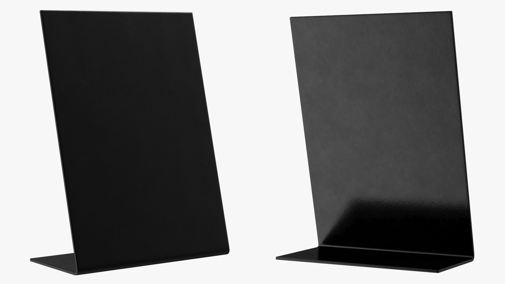 Table Sign Black Empty 3D