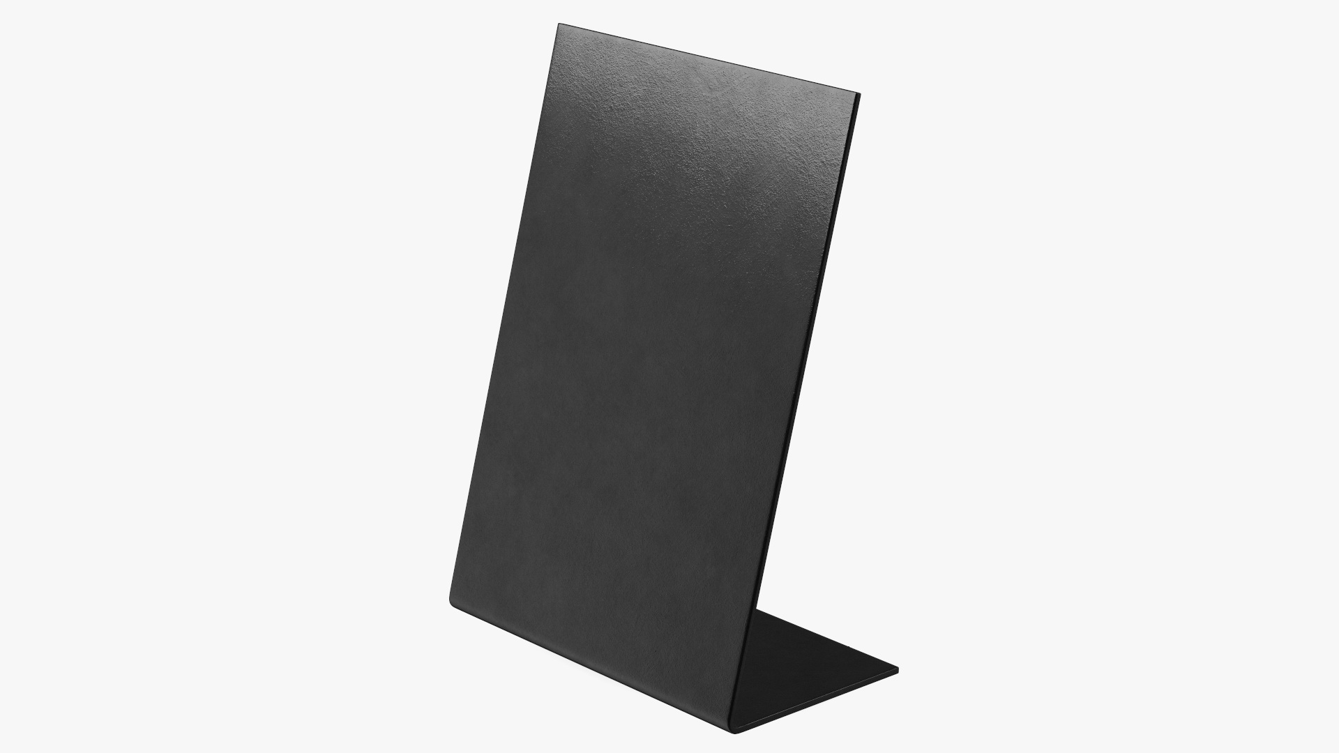 Table Sign Black Empty 3D