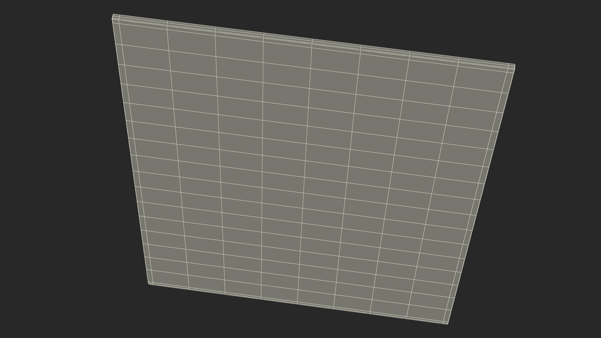 Table Sign Black Empty 3D