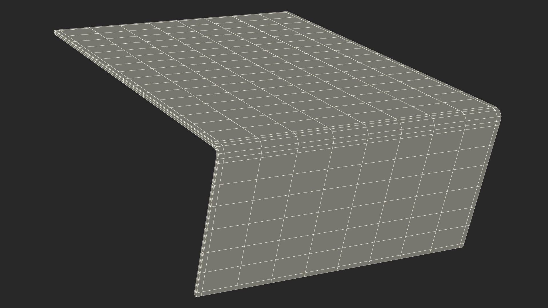 Table Sign Black Empty 3D