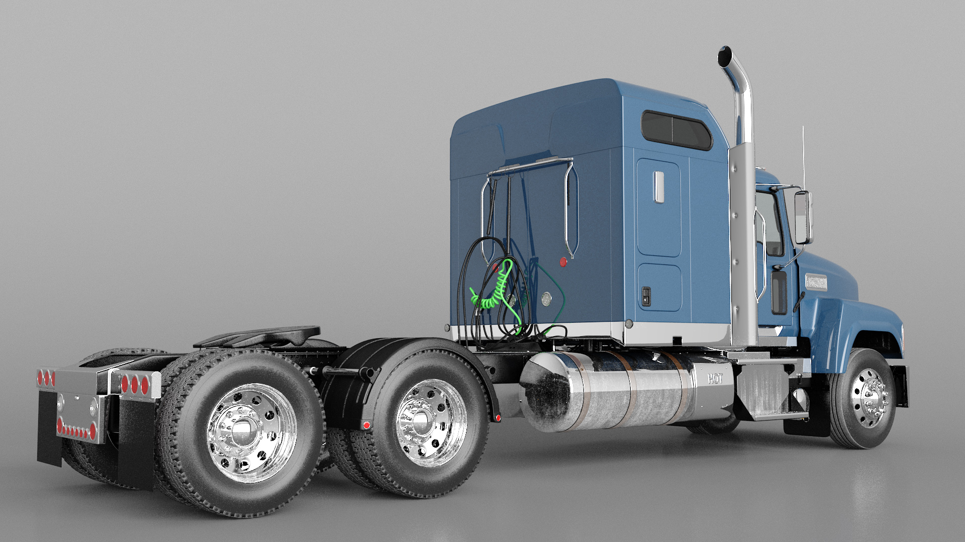 Freight Truck Simple Interior 3D model