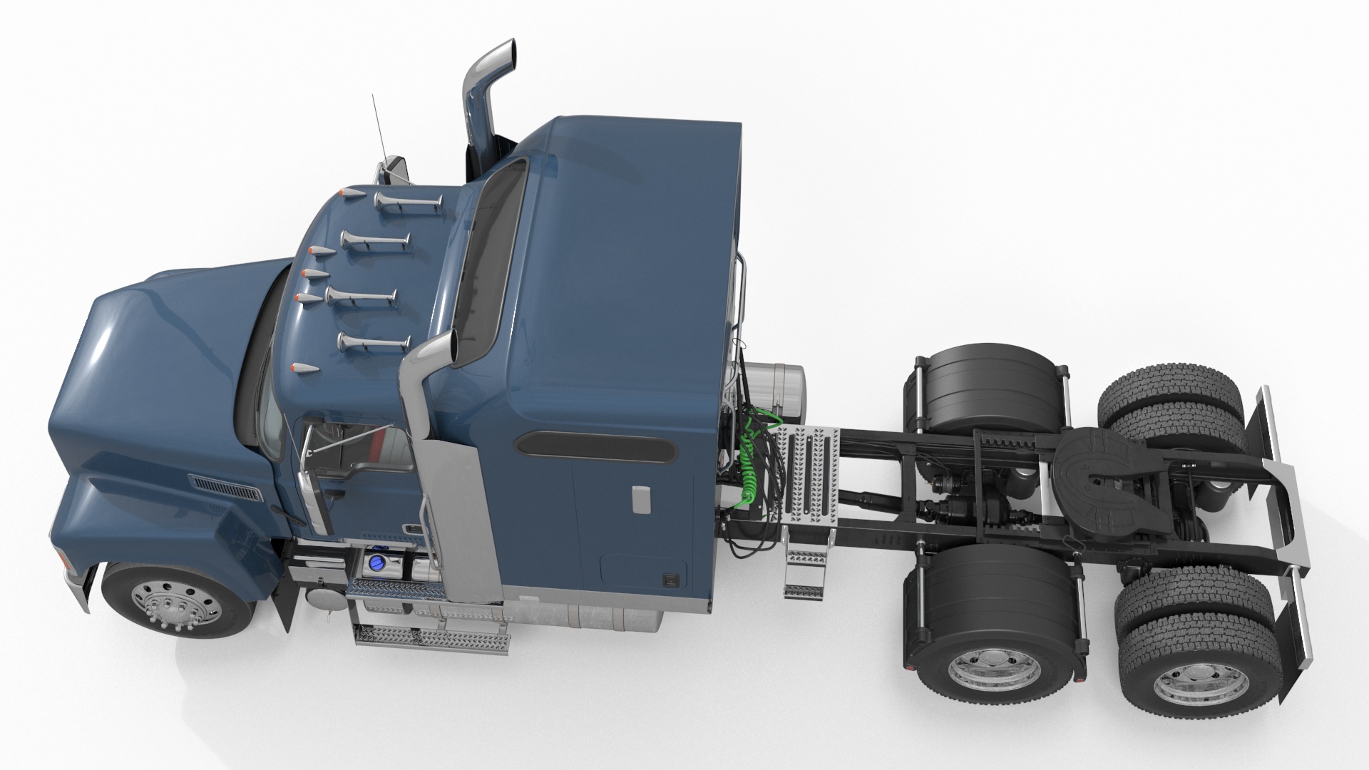 Freight Truck Simple Interior 3D model