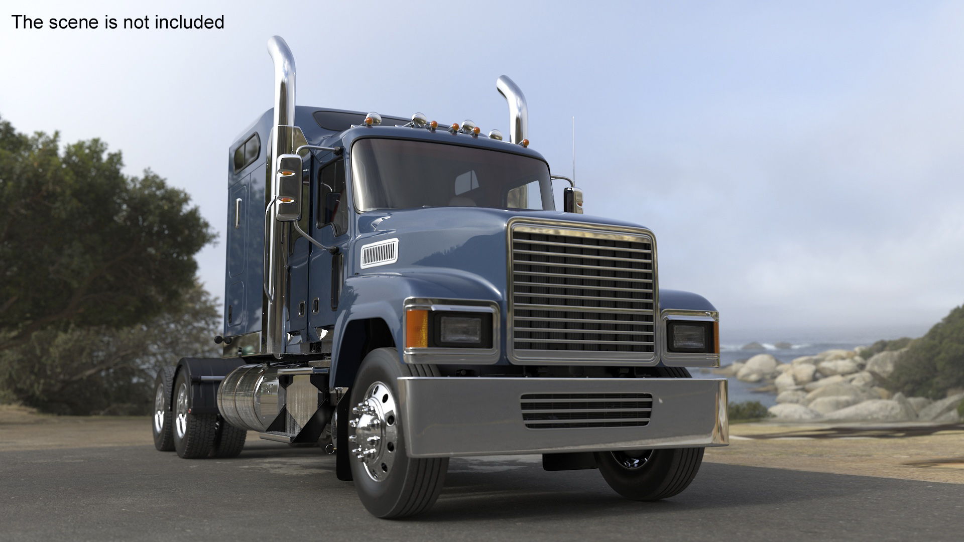 Freight Truck Simple Interior 3D model