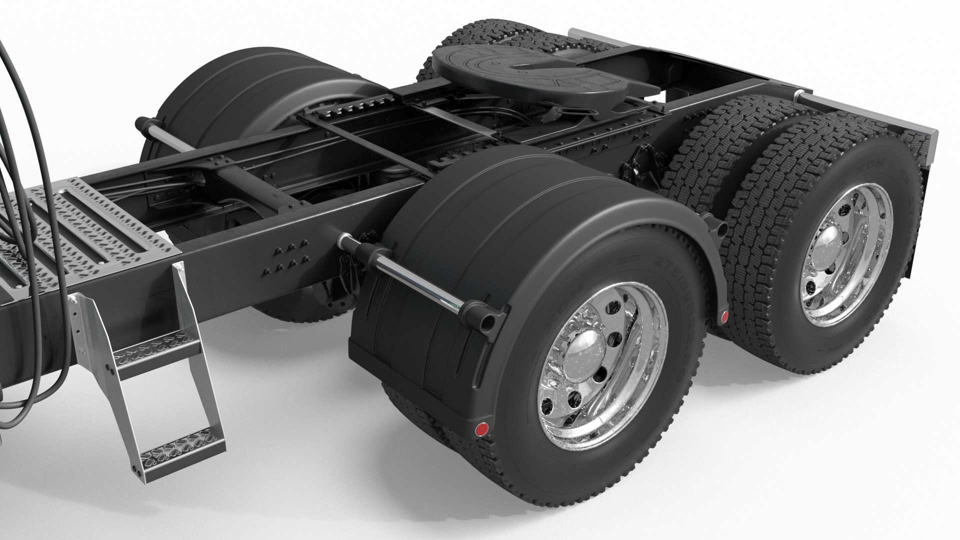 Freight Truck Simple Interior 3D model