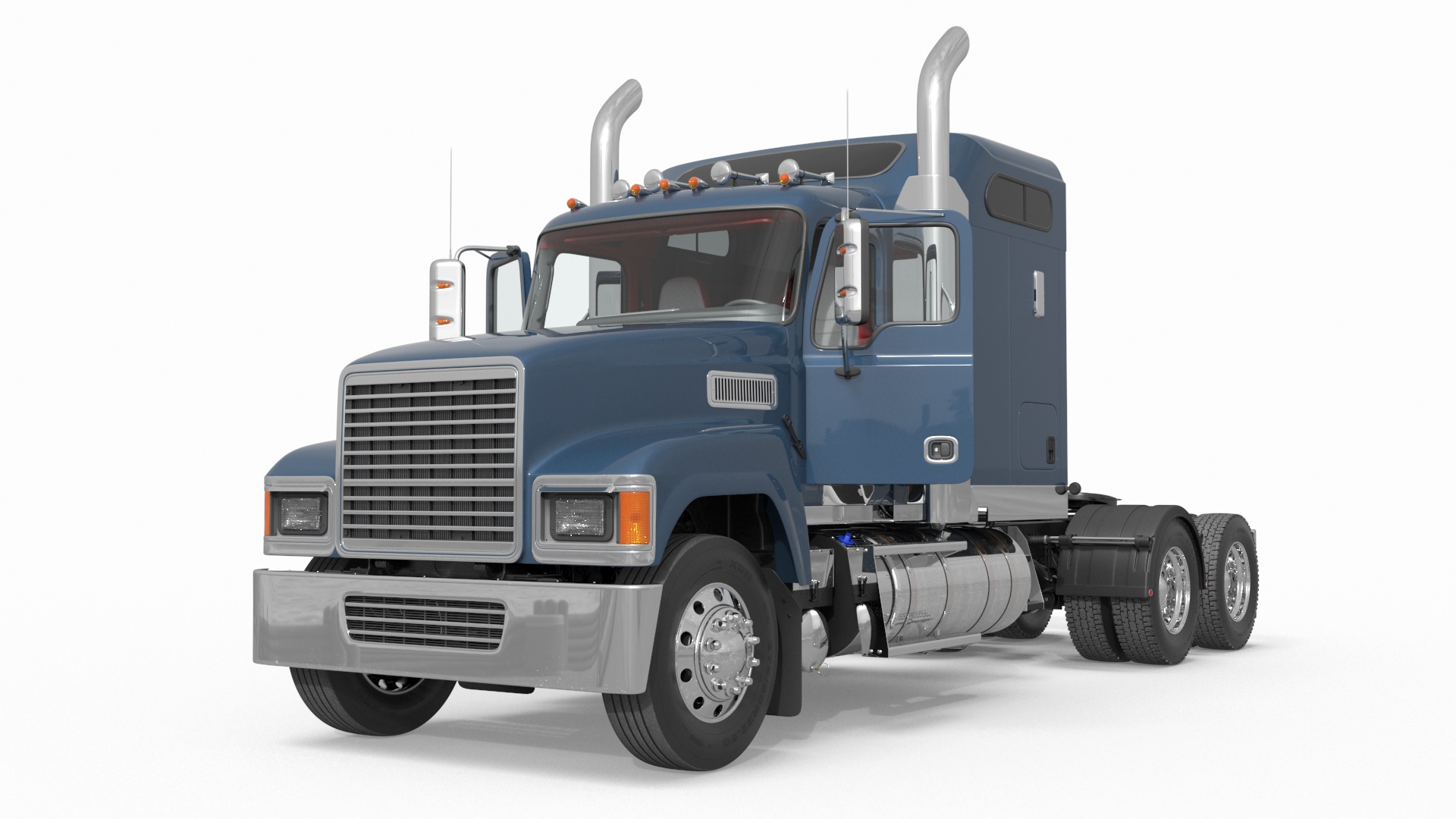 Freight Truck Simple Interior 3D model