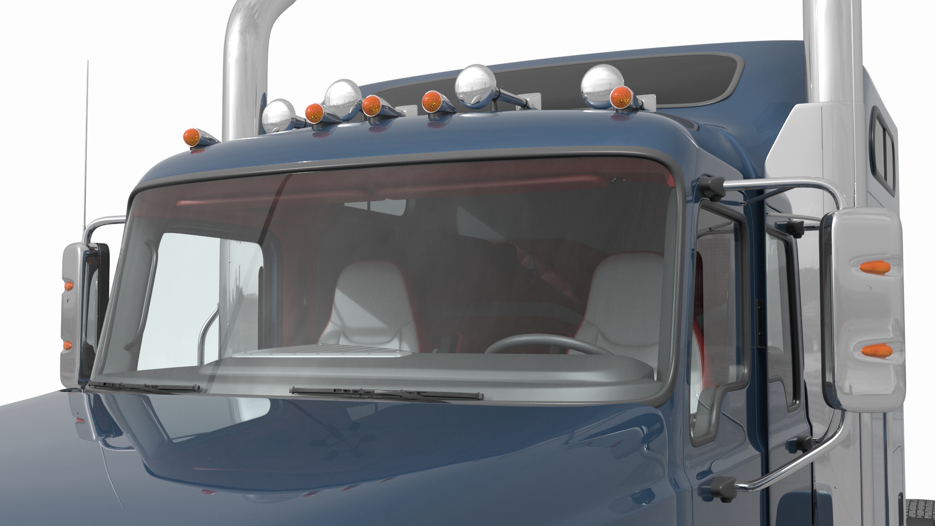 Freight Truck Simple Interior 3D model