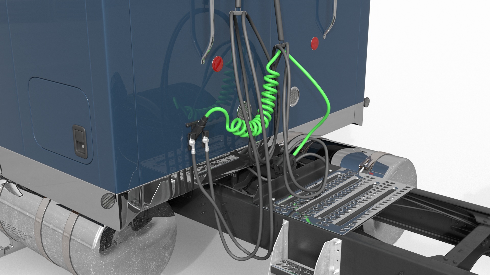 Freight Truck Simple Interior 3D model