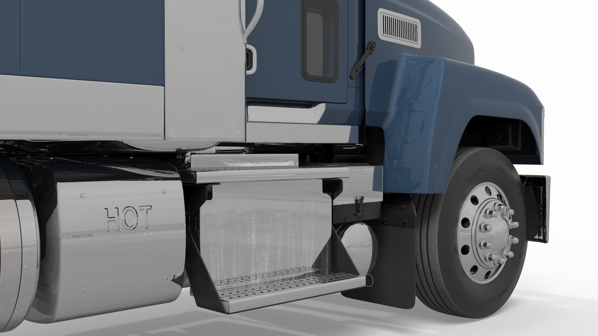 Freight Truck Simple Interior 3D model