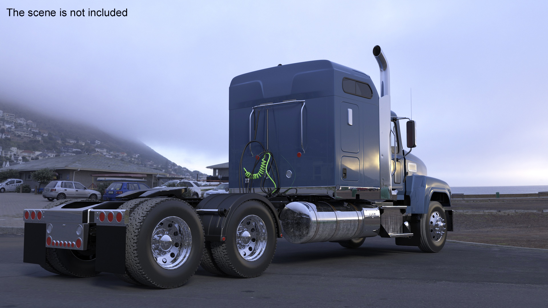Freight Truck Simple Interior 3D model