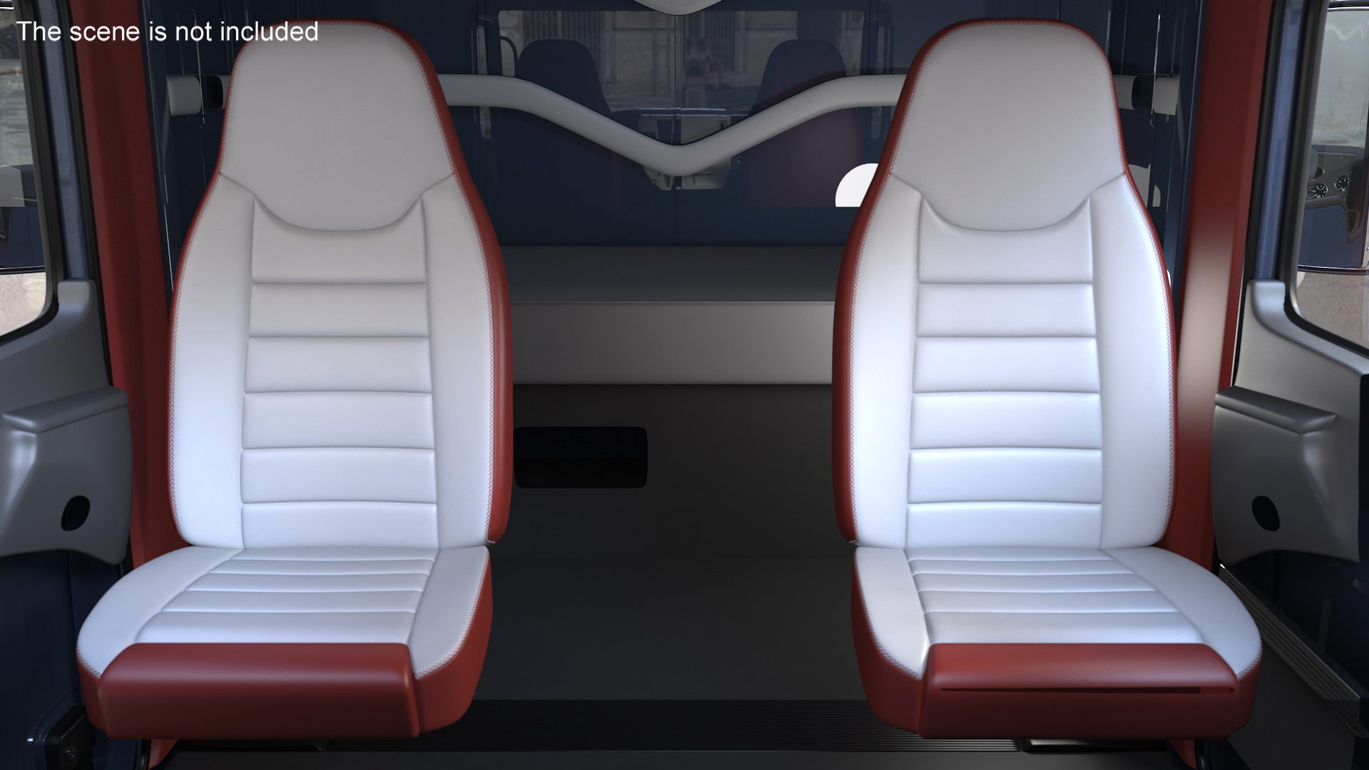 Freight Truck Simple Interior 3D model