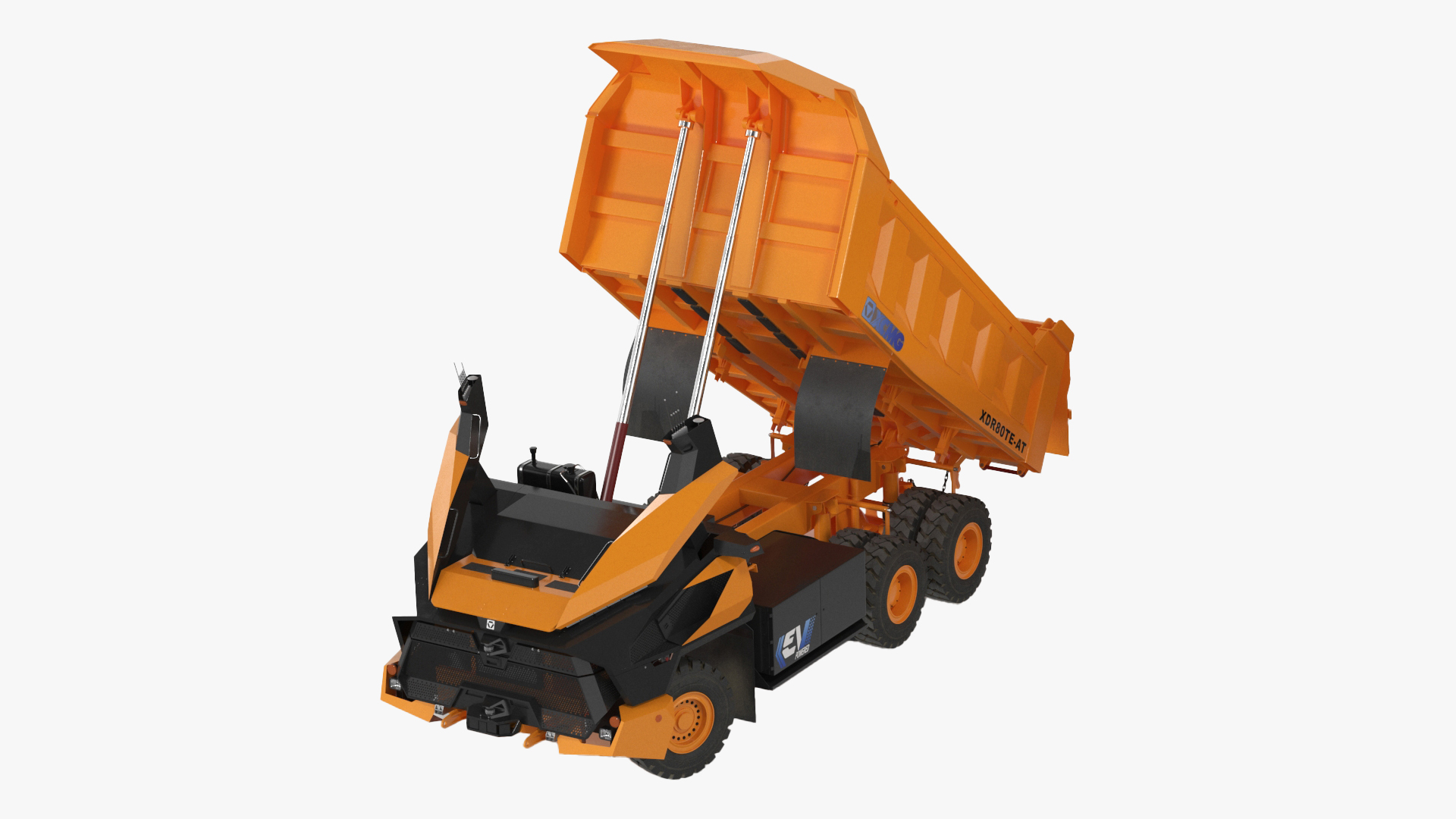 New XCMG Autonomous Electric Mining Truck Rigged for Maya 3D