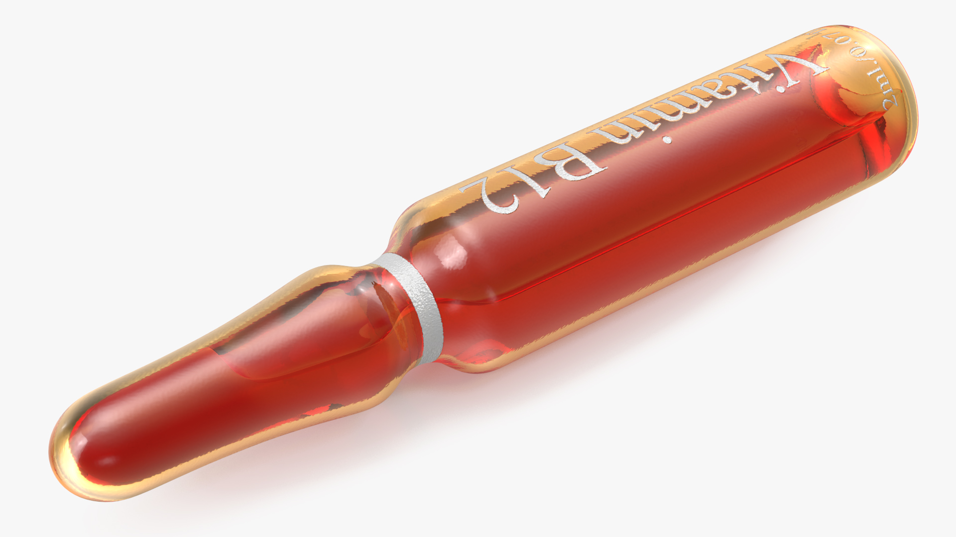 3D Cyanocobalamin B12 2ml Amber Ampoule