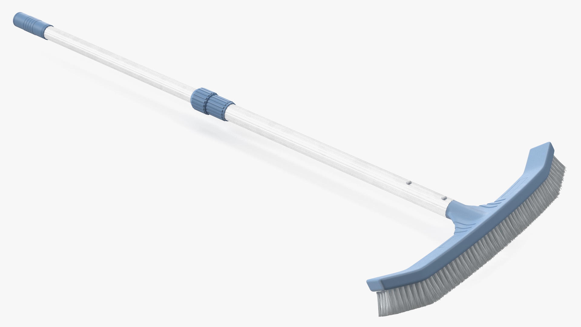 3D Pool Bottom Cleaning Brush with Handle model